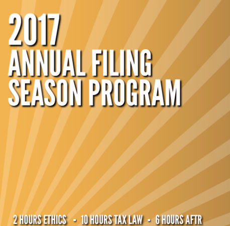 2017 Annual Filing Season Program-18 Hour eBook Course