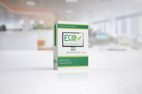 Eco Tax Pro Desktop Software 2023